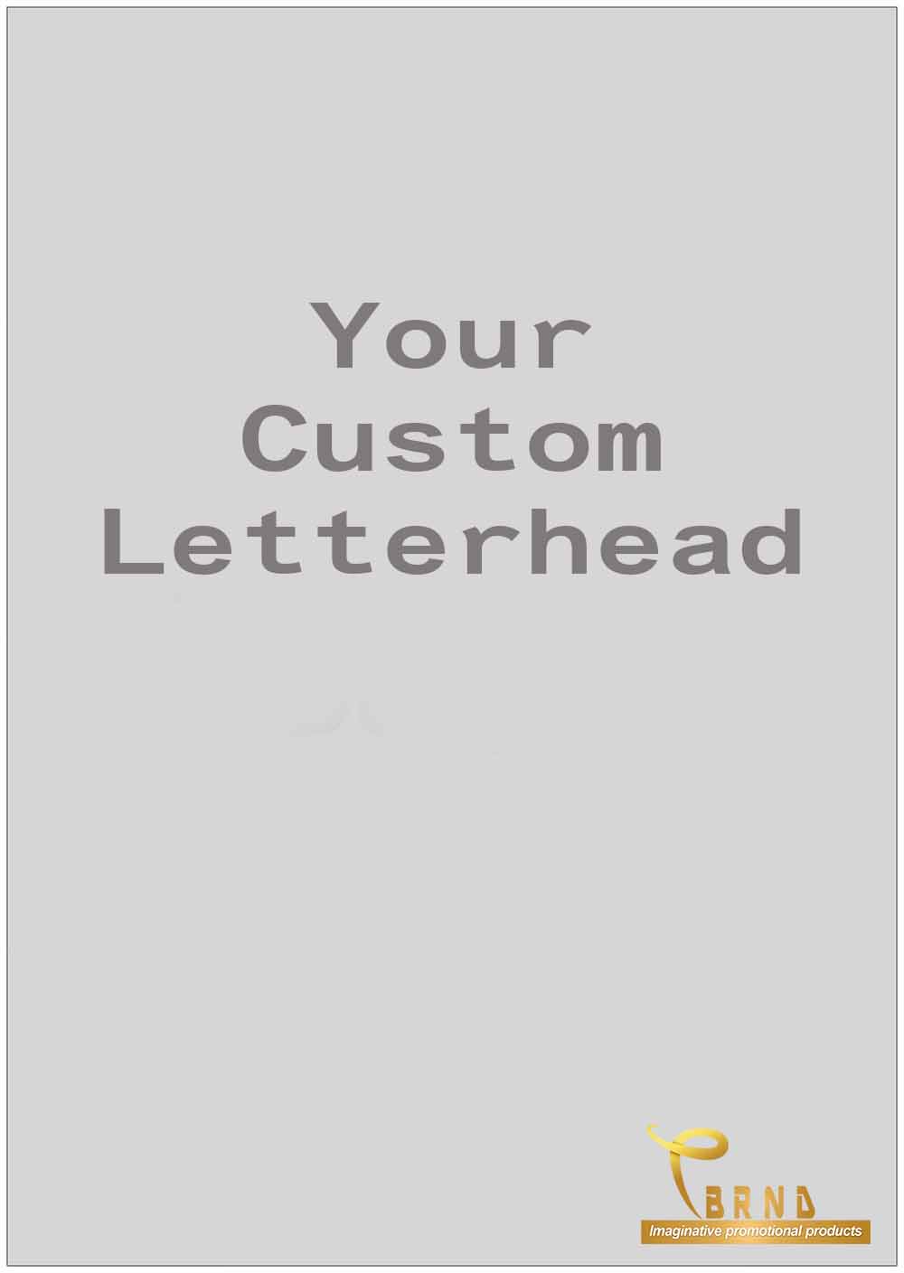 Custom Letterheads Alabasta Paper